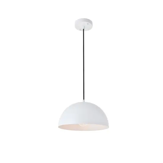Forte 1 light White Pendant {4}
