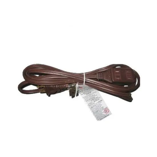 SUNLITE EX15-6B Household 15 foot Brown Extension Cord {1}