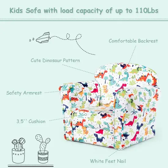 Household Toddler Furnishings Children Armrest Cute Lovely Single Sofa {4}
