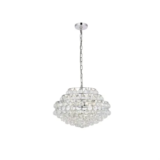 Savannah 20 inch pendant in chrome {1}