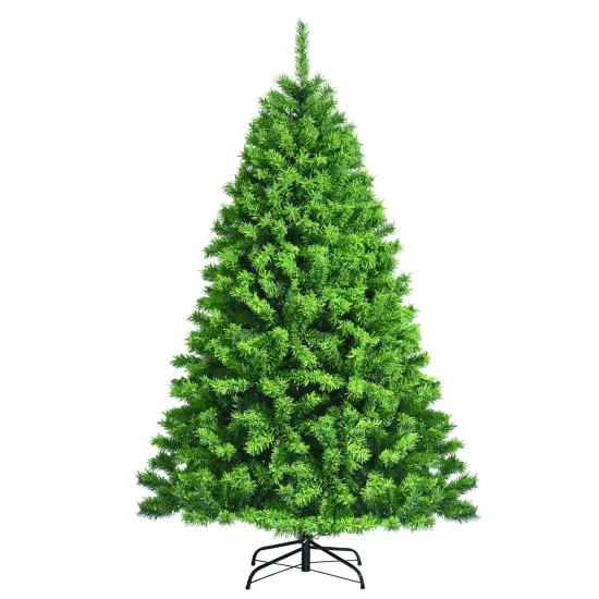 Snow Flocked Artificial Christmas Tree with Metal Stand {1}