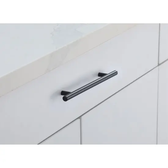 Quinn 6-5/16" Center to Center Matte Black Bar Pull Multipack (set of 10) {3}