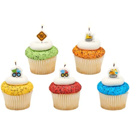 Construction Shaped Candles, 5pc {2}