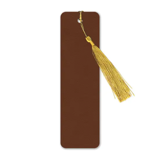 Gallery Leather Bookmark - 7"x2" Monhegan saddle {1}