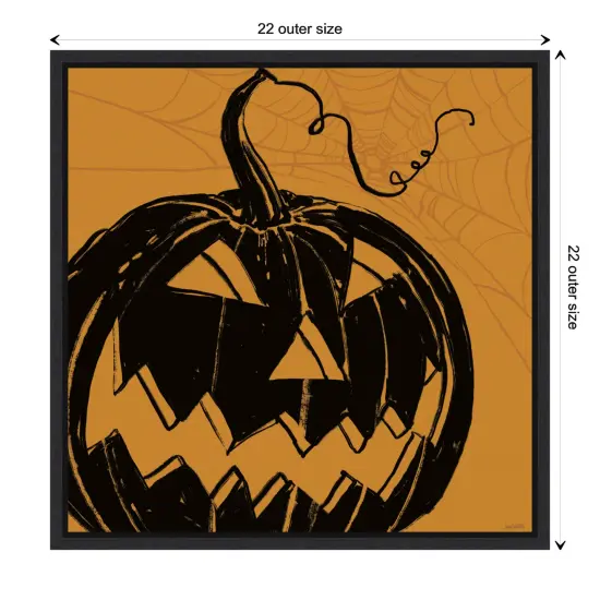 Haunted Halloween XII by Anne Tavoletti Canvas Art Framed {3}