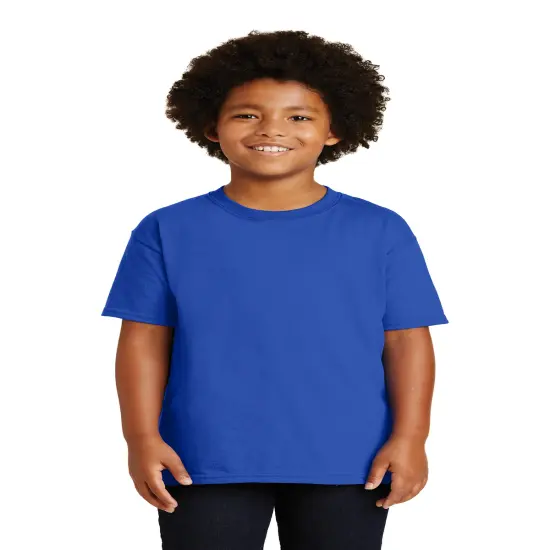 Gildan&reg; Youth Ultra Cotton Short Sleeve Crew-Neck T-Shirt Royal {1}