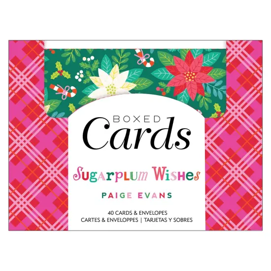 Paige Evans A2 Cards W/Envelopes (4.375"X5.75") 40/Box-Sugarplum Wishes {1}
