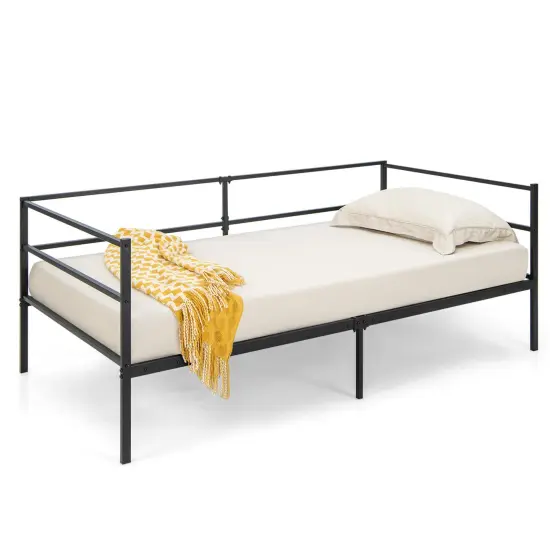 Twin Size Metal Daybed Frame for Living Room Bedroom {4}