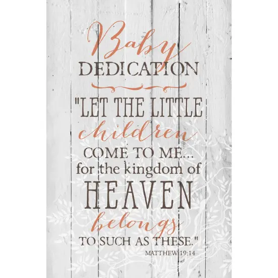 Dexsa Baby Dedication&hellip;New Horizons Wood Plaque with Easel {1}