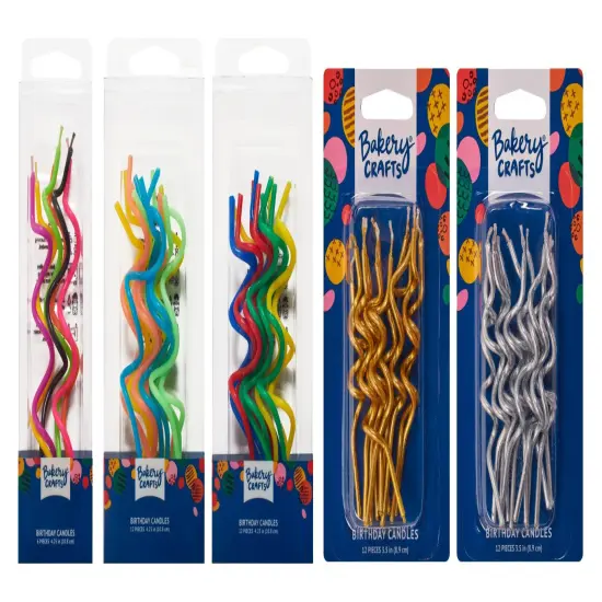 Twist Shaped Candles Primary {4}