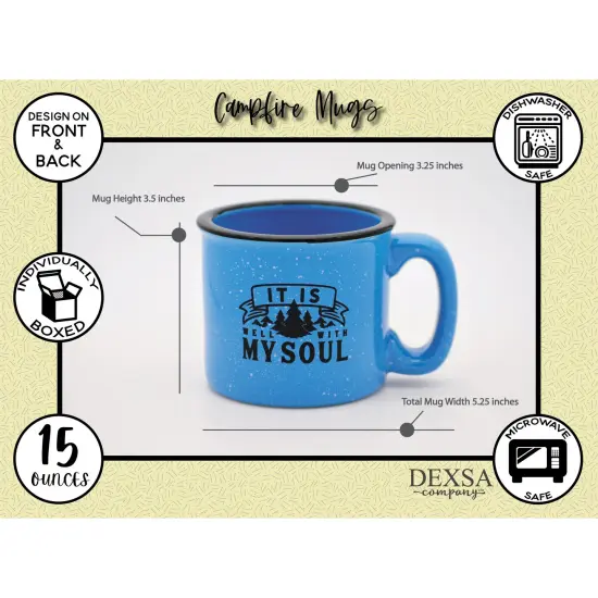 Dexsa It Is Well 15 ounce Designer Ceramic Mug {5}