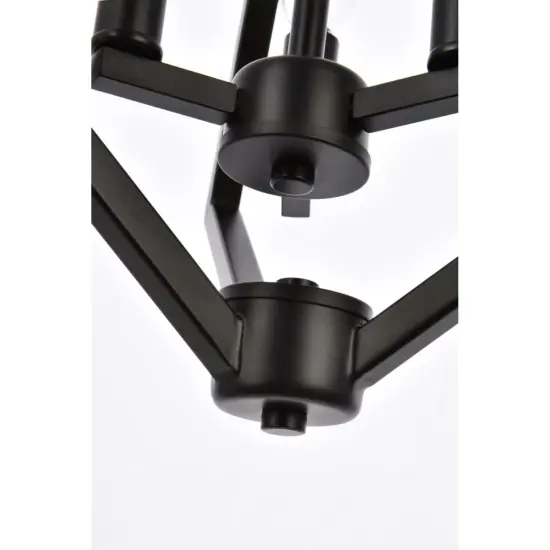 Irina 3 lights pendant in black {4}