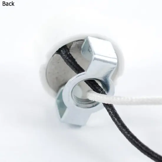 Satco 80-1796 GU10 ceramic socket with 1/8 IP hickey lampholder White {2}