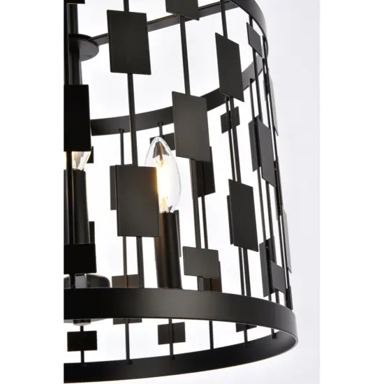 Levante 3 lights pendant in black {6}