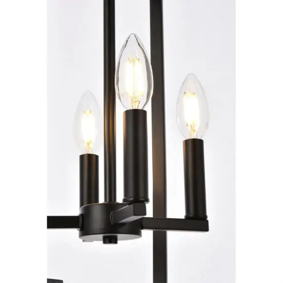 Rosenfeld 4 lights pendant in black {5}