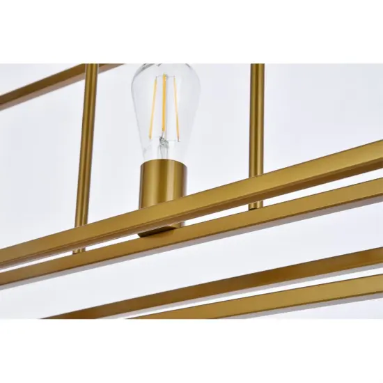 Voir 3 lights pendant in brass {6}