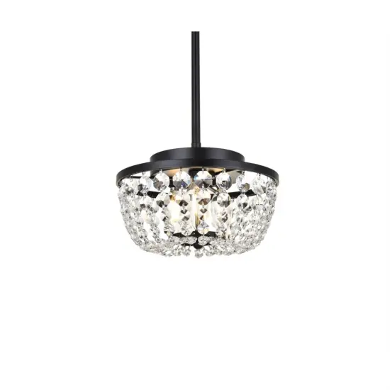 Gianna 10 inch pendant in black {3}