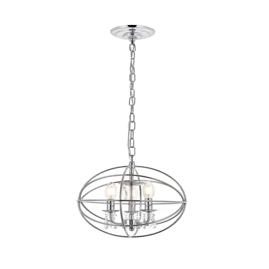 Wallace 3 light Chrome Pendant {6}