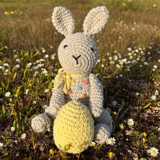 Hoooked Amigurumi DIY Kit W/Eco Barbante Yarn-Rabbit Choco Pop {2}