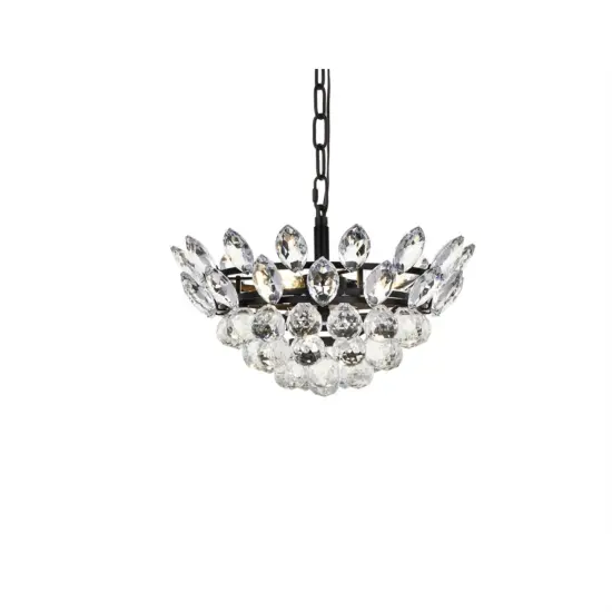 Emilia 14 inch pendant in black {3}