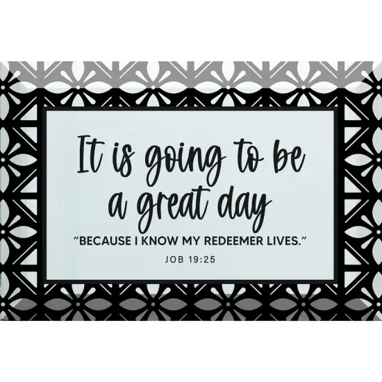 Dexsa It Is Going To Be Glass Plaque - 6x4 {1}