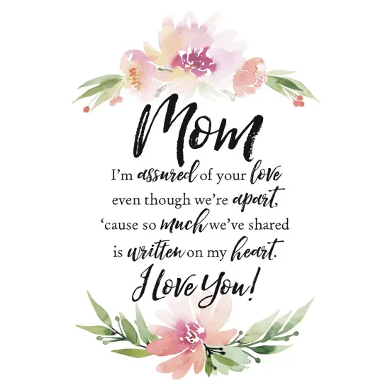 Dexsa Mom, I'm Assured Woodland Grace Series 6" x 9" Wood Plaque with Easel {1}