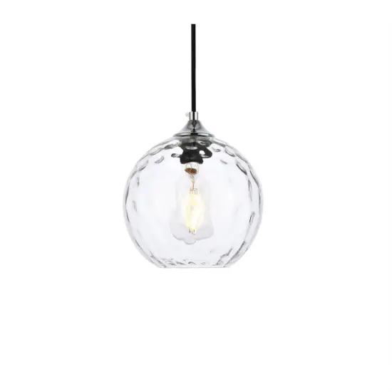 Cashel 8 inch chrome pendant {3}