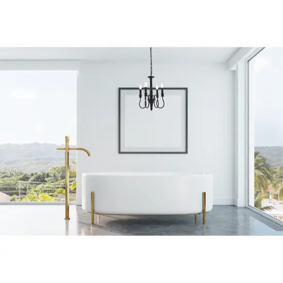 Flynx 4 lights pendant in black {2}