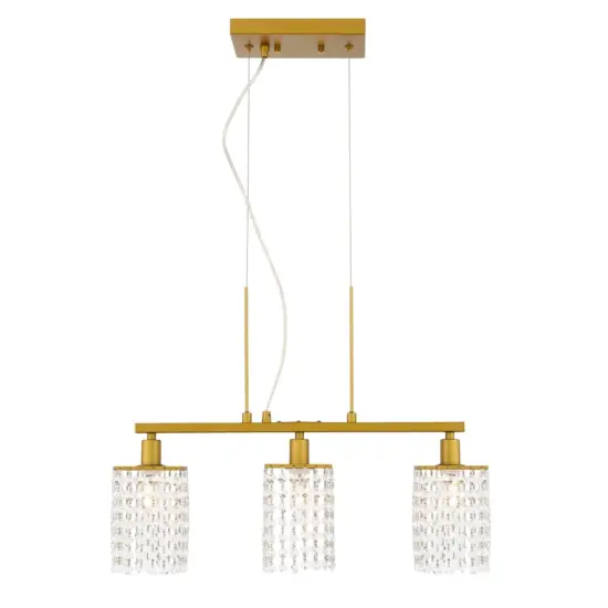 Taylor 3 light Brass Pendant {1}