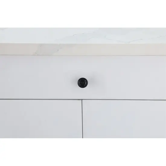 Corio 1.1" Diameter Matte Black Mushroom Knob Multipack (Set of 10) {2}