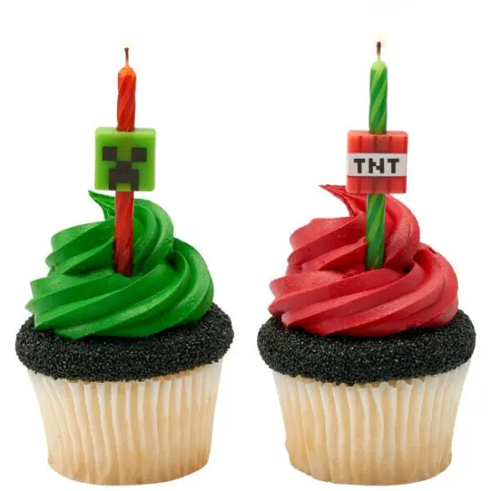 MINECRAFT Icon Character Candles, 6pc {3}