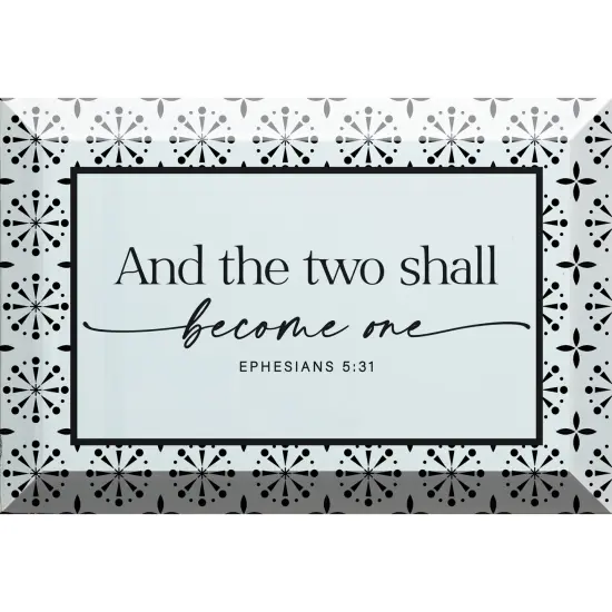 Dexsa And The Two Shall Glass Plaque - 6x4 {1}