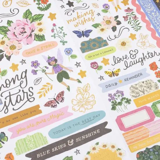 Crate Paper Moonlight Magic Stickers 6"X12" 96/Pkg-Clear {3}