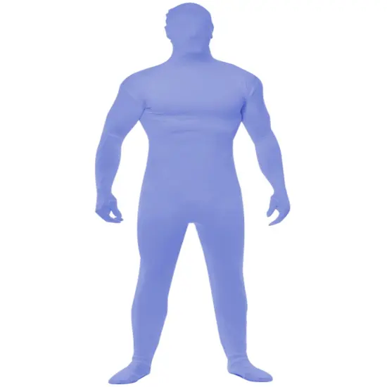 Adults Mens Womens Blue Team Spirit Bodysuit Costume {1}
