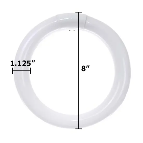 SUNLITE FC8T9/CW 22W T9 4100k Cool White Circline Fluorescent Bulb {2}