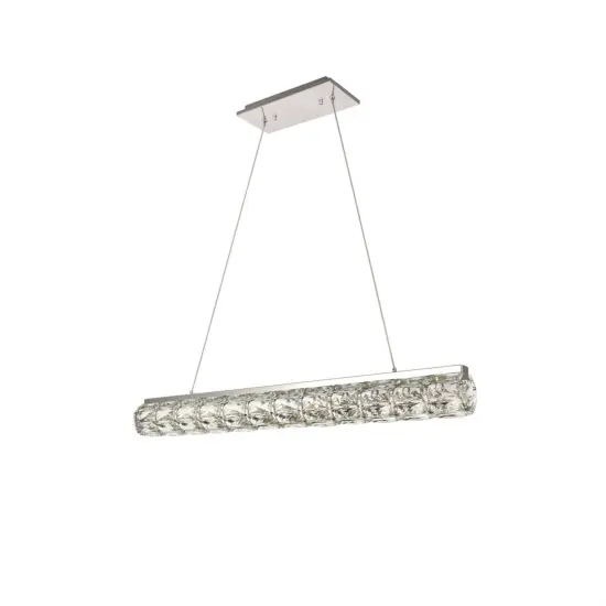 Valetta Integrated LED chip light Chrome Chandelier Clear Royal Cut Crystal {1}
