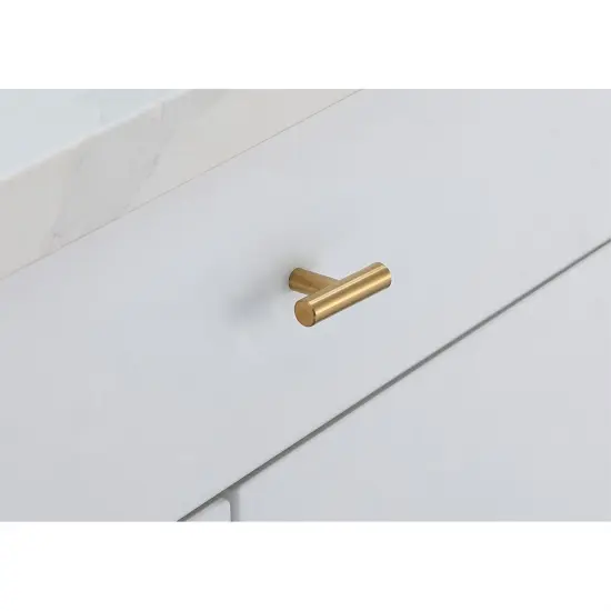 Quinn Brass T Bar Pull Multipack (set of 10) {3}