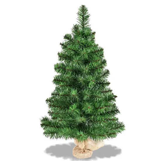 Holiday Season Decor Artificial PVC Tabletop Christmas Tree {5}