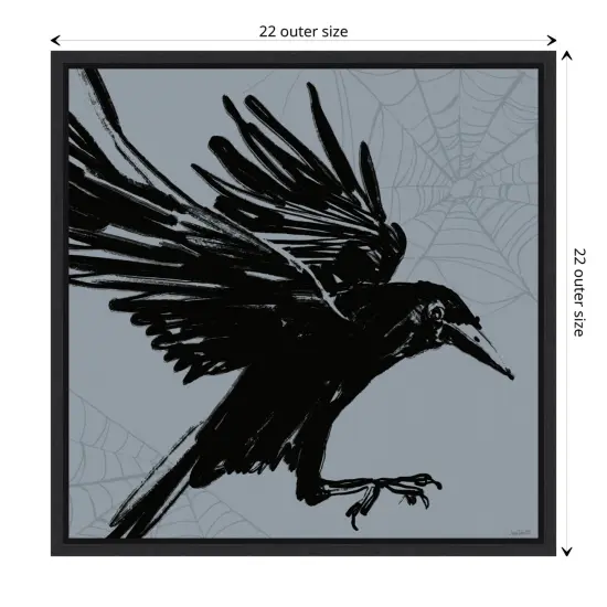 Haunted Halloween VI by Anne Tavoletti Canvas Art Framed {3}