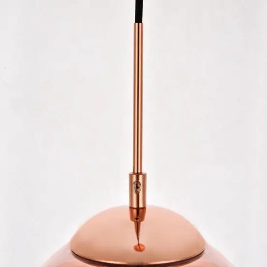 Reflection Collection Pendant D11in H7in Lt:1 Copper finish {5}