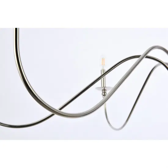 Rohan 48 inch chandelier in polished nickel {4}