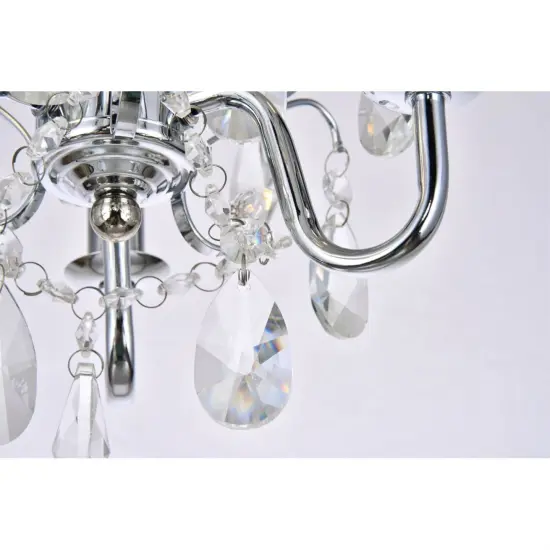 Kaede Collection Pendant D9.5 H12.2 Lt:3 Chrome Finish {5}