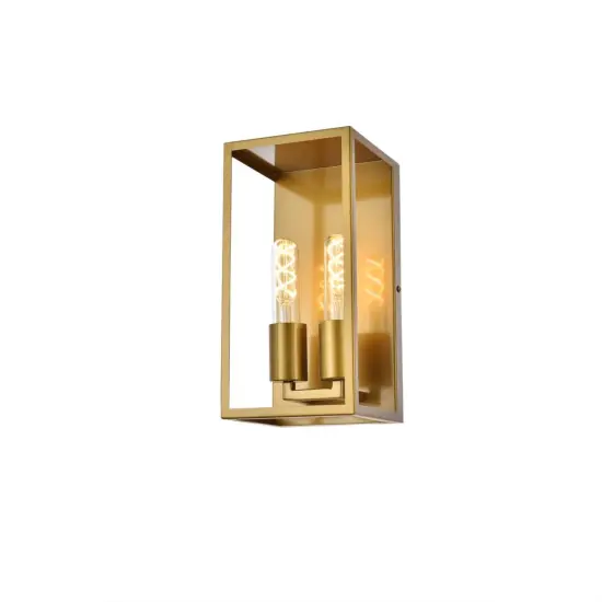 Voir 2 lights wall sconce in brass {3}