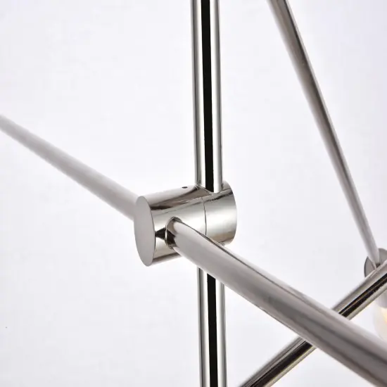 Axel 6 Lights polished Nickel Pendant {8}