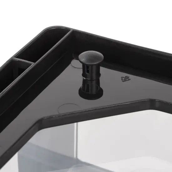 IRIS USA Medium 3-Drawer Desktop Organizer with Open Tray Top, for Office, School, Stationary, Makeup Organizer, Bathroom, Utility, Medical Supplies, Desk Organizer, Versatile Storage, Black {5}