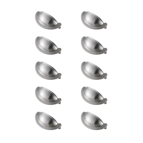 Claude 2-3/4" Center to Center Brushed Nickel Cup Bar Pull Multipack (set of 10) {1}