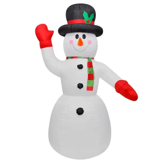 Christmas Inflatable Snowman 8 ft {3}