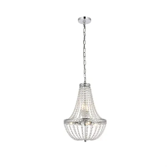 Valeria 14 inch pendant in chrome {1}