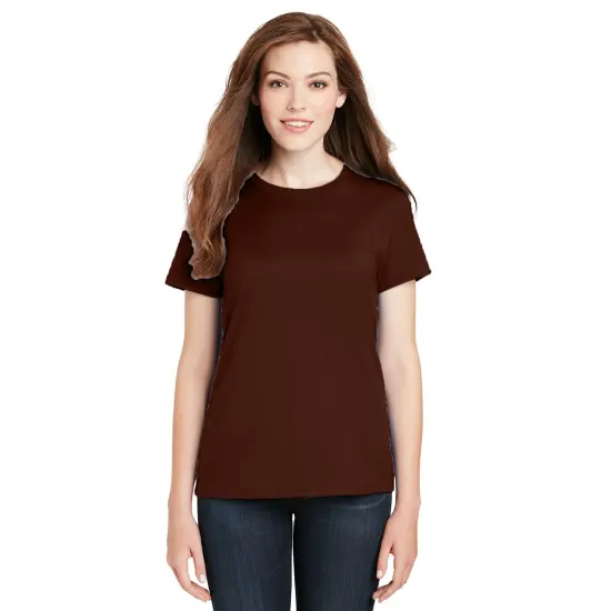 Hanes&reg; Essential Short Sleeve Crewneck T-Shirt Athletic maroon {1}