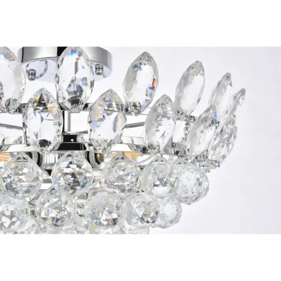 Emilia 18 inch flush mount in chrome {5}